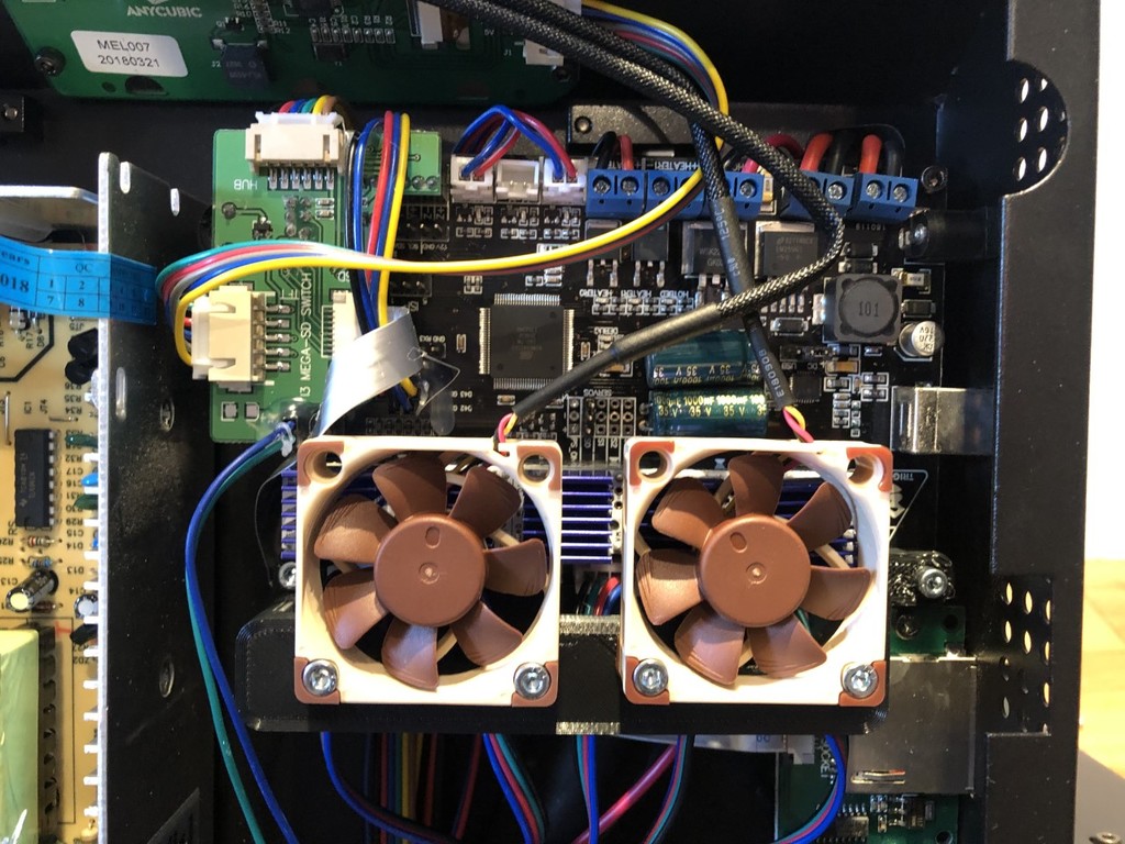  Anycubic i3 Mega Fan Support Noctua NF-A4x10