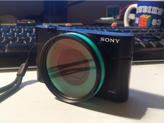 Sony RX100 55mm filter adapter
