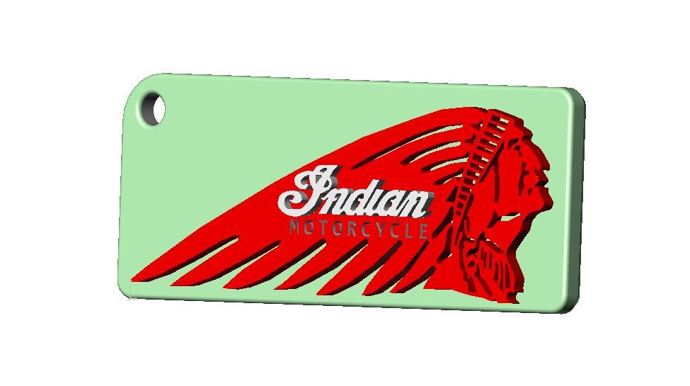 Indian logo/keyring