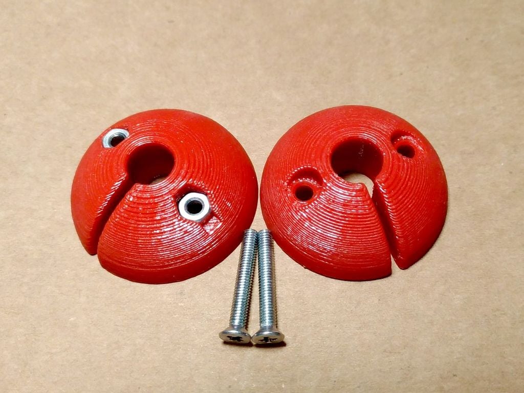 Paragliding Brakeball with screw and nut