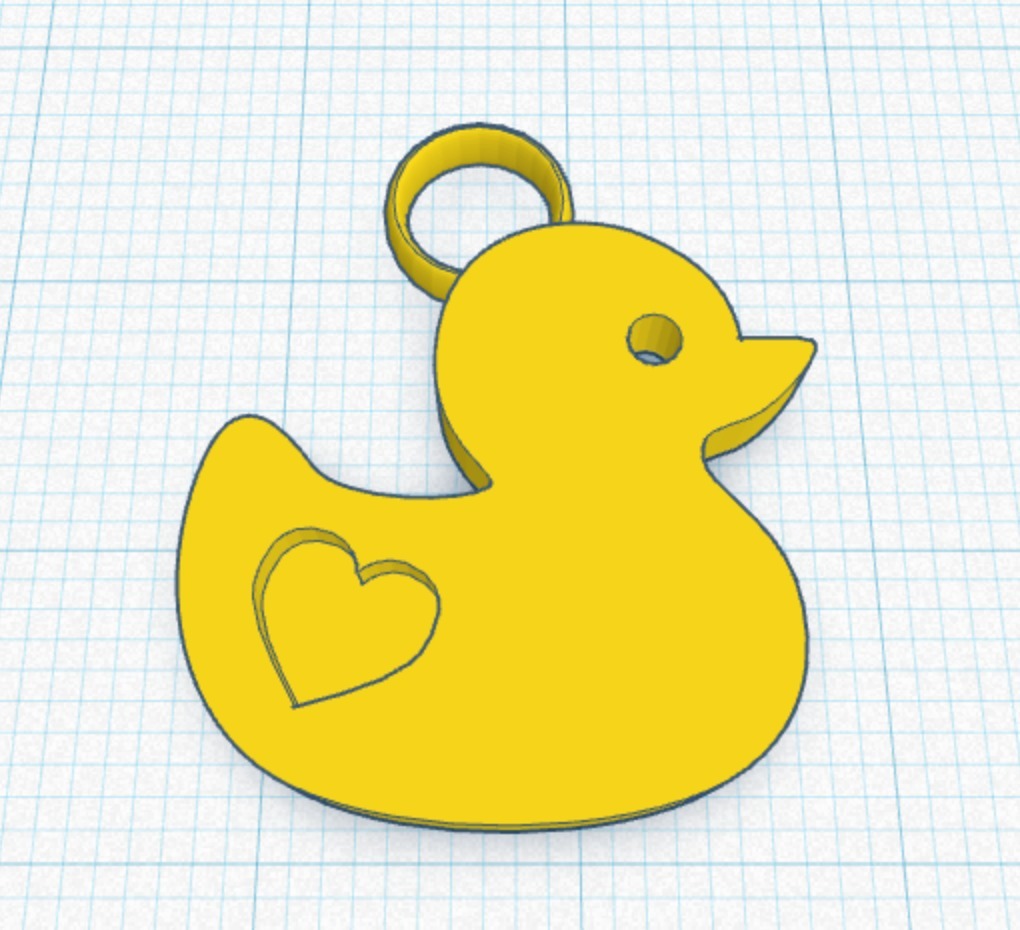 Keychain Rubber Ducky