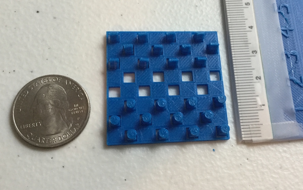 Micro Checkers Set (4cm x 4cm)