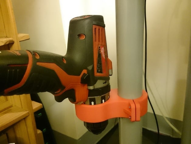 hand drill holder for IKEA table