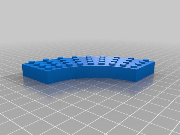 pilot Gør det ikke Vil My Customized Curved LEGO Brick by TimSingh - Thingiverse