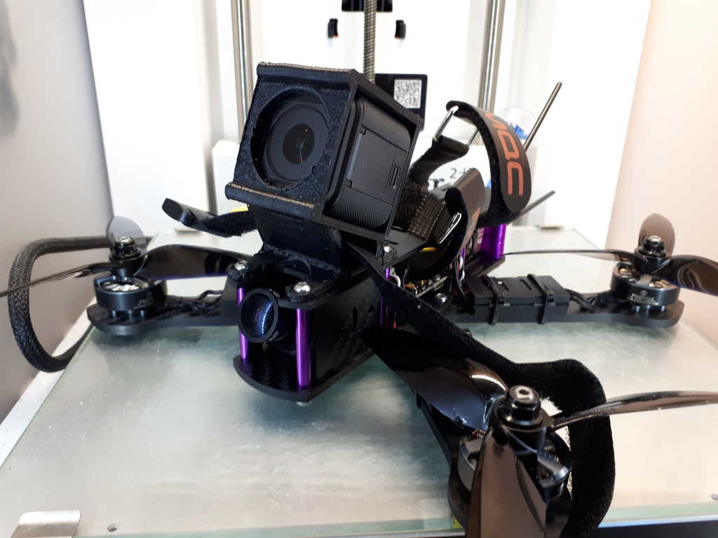 GoPro H5S mounts for the MQC Fusion