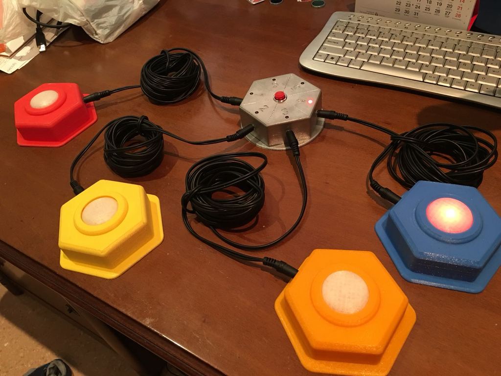 Quiz / Arcade Button buzzer WITH LED