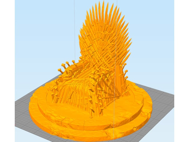 Iron Throne with another base