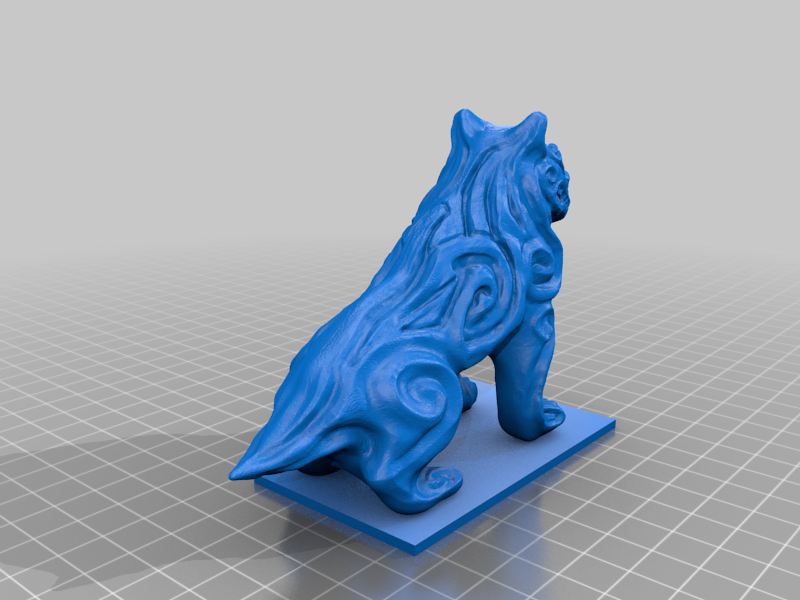 Demon Dog with simple base