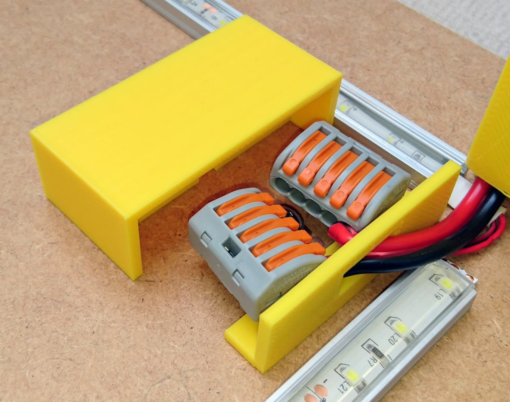 Slide-off Junction Box Cover for Wago 222/221 Terminal Connectors