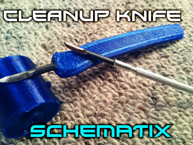 How To: Make a 3D print cleanup knife, (handy tool for finishing 3D printed parts)