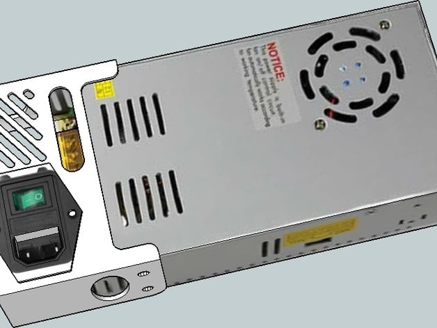 LED Style Power Supply Cover