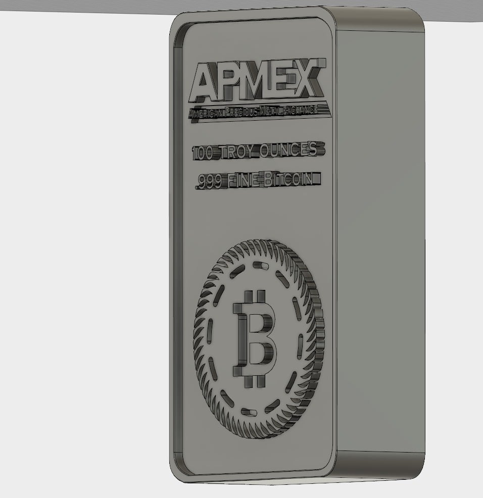 Bitcoin Bullion Silver Bar
