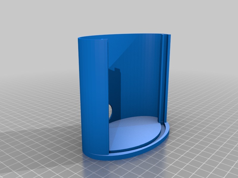 Lithophane Box Frame Curved -7.5mm small hole 