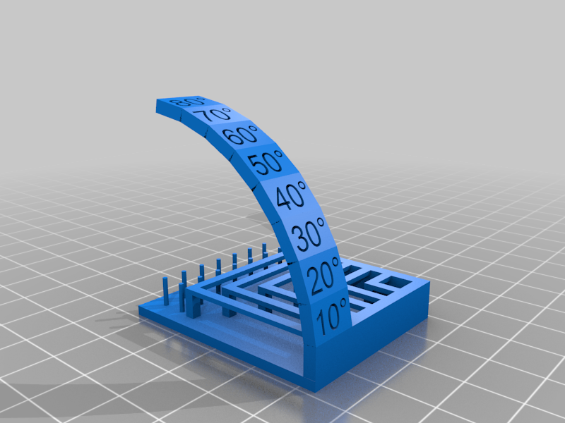Mini Printer Test (Overhang, Bridge and String)