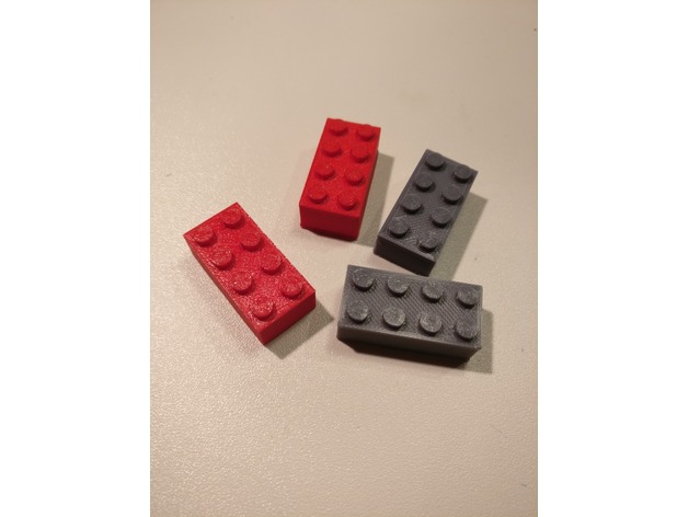 Lego brick 2 by 4 (2x4)