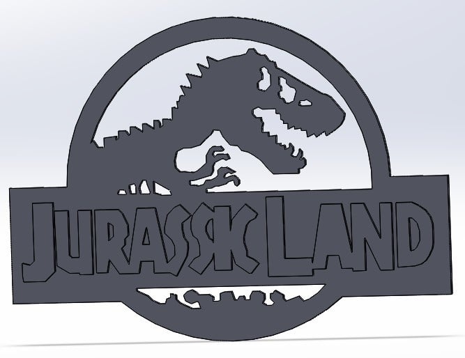 logo jurassic land