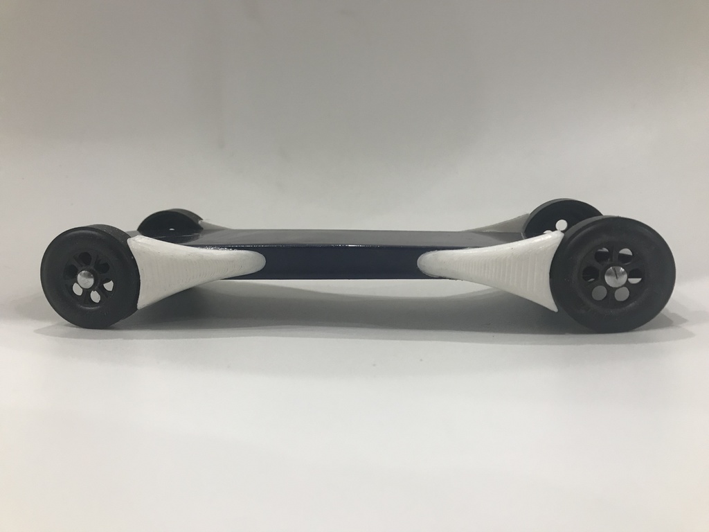 Pinewood Derby Fenders and Wheel Shields