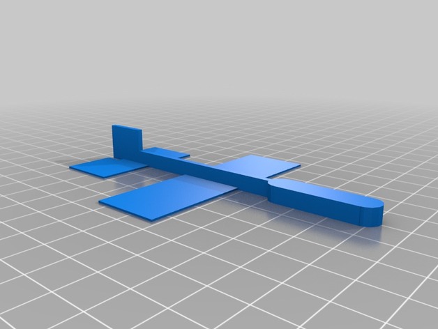 My Customized - MatchStick Glider - Single print flying glider & bed leveling tool.