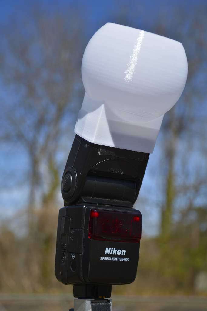 Nikon SB-600 bulb shaped flash diffuser
