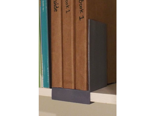 Bookend with shelf hook