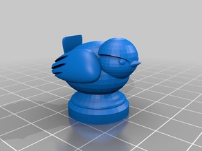Bird Chess Set 3D model