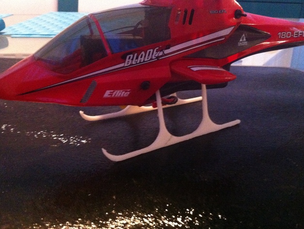 Landing skids for Blade CX2 helicopter