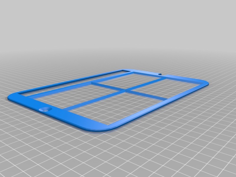 My Customized , 3D Printable Keyguard for Grid-based, Free-form, and Hybrid AAC Apps on Tablets