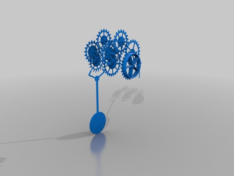 Printable Clock, Parametric Proof of Concept