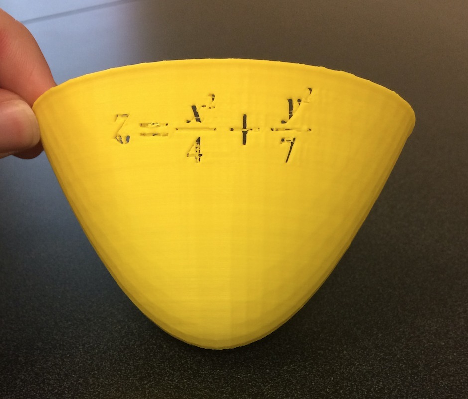 Elliptic Paraboloid -  with equation