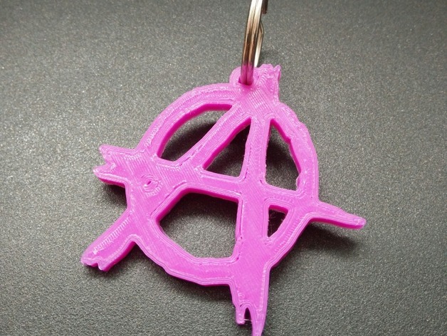 Anarchy keyring/pendant