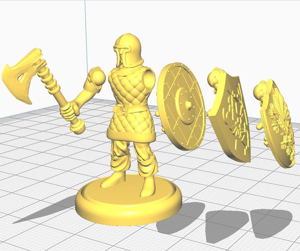 Multipose_Town_Guard_(Based_with_Axe_and_Shields)