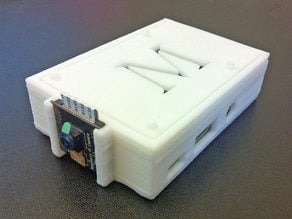 Raspberry Pi B+ Case with Camera Holder