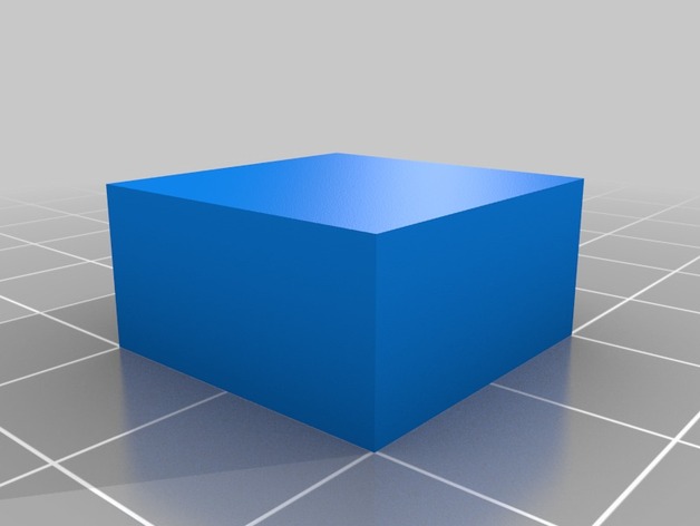 simple 20X20X10 calibration object
