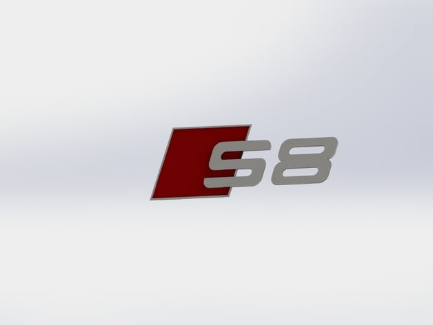 Audi S8 Badge