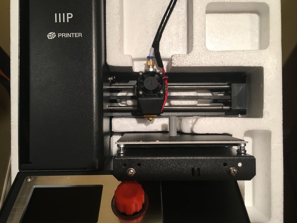 Monoprice Select Mini shipping spacer