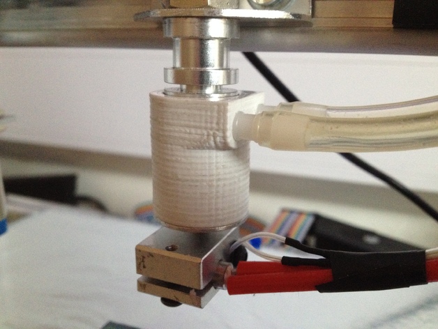 Printable water cooling jacket for v6 type hotends.