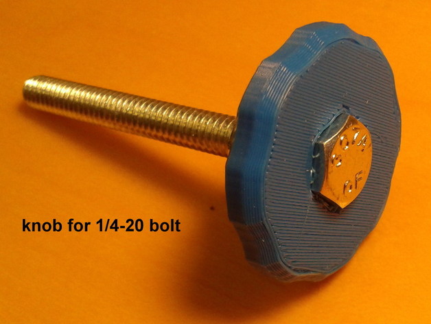 handle for 1/4-20 bolt (camera tripod mount size)
