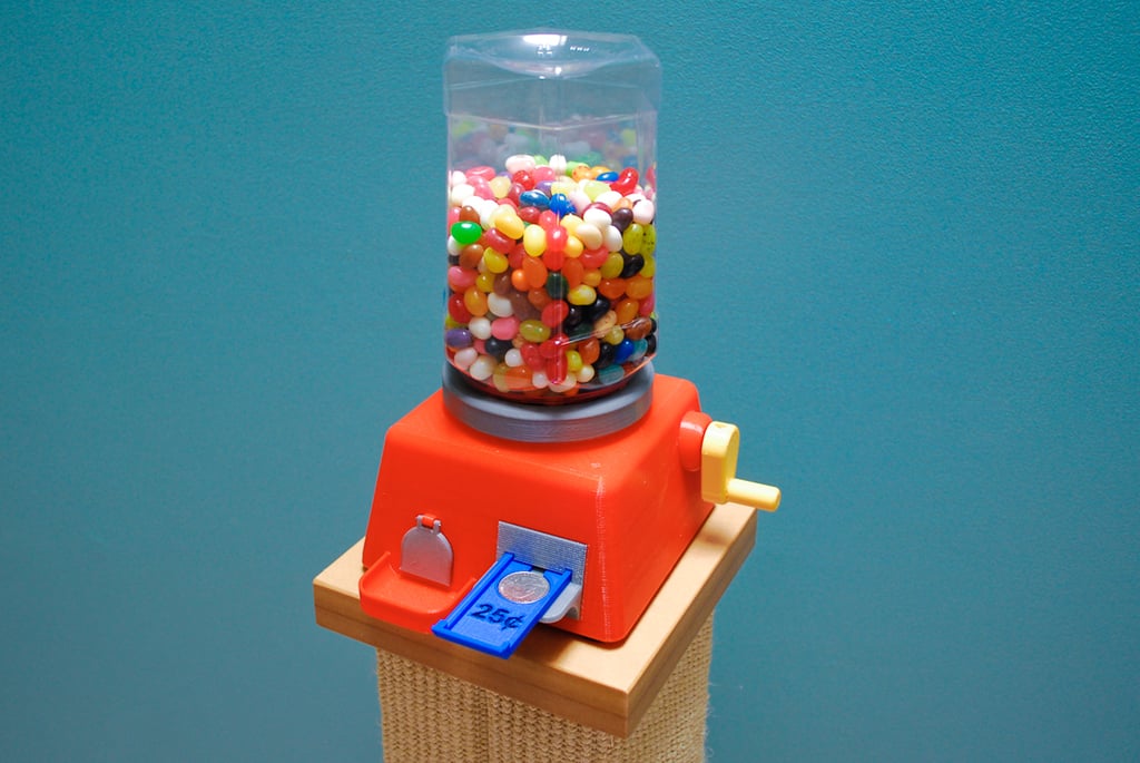 The Coin Slide Operated Jelly Bean Machine
