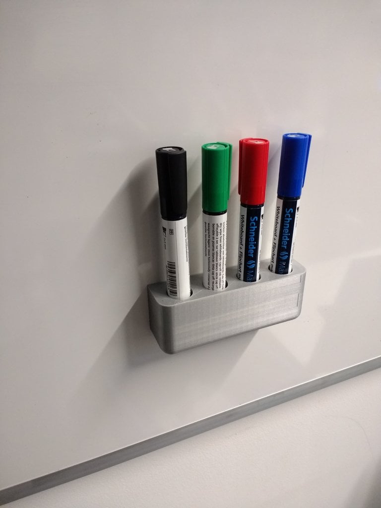 Magnetic holder for pens on the whiteboard - magnetischer Halter für Stifte am Whiteboard