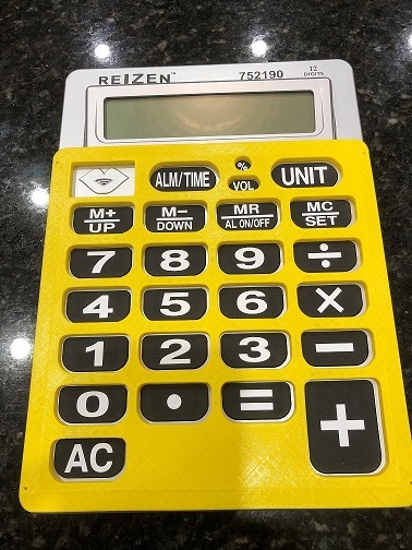 Reizen Large Print Calculator Key Guard