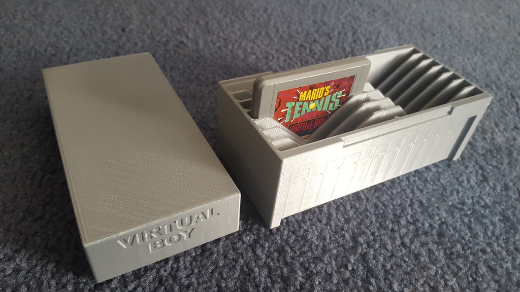 Virtual Boy Game Storage Box