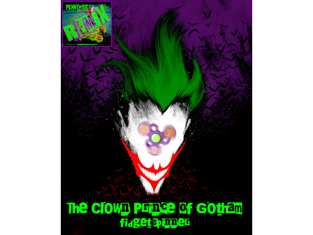 Clown Prince Of Gotham Fidget Spinner