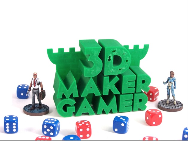 3D Maker Gamer Logo