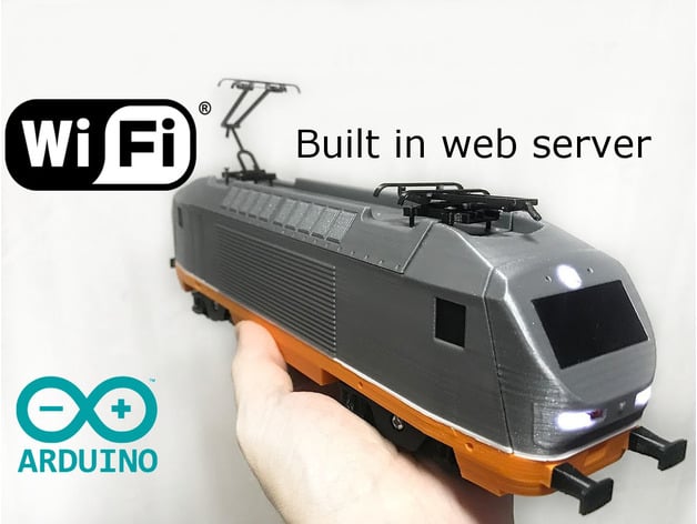 Hectorrail 141 Wifi Locomotive For Osrailway Fully 3Dprintable Railway System