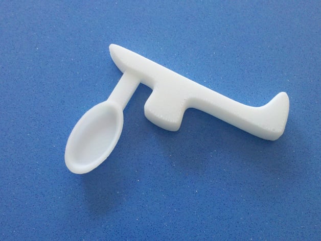 Right angle spoon