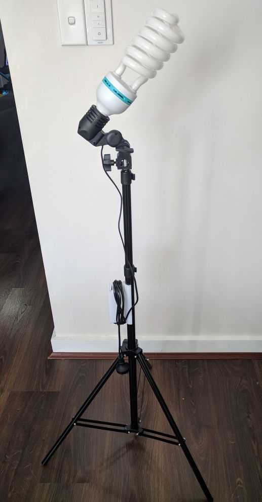 Photography / Video / Youtube light stand power cable tidy/wrap