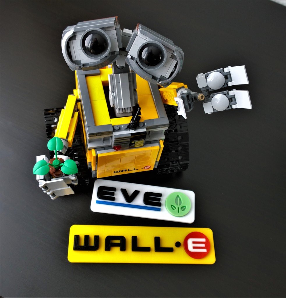 WALL·E and EVE Signs
