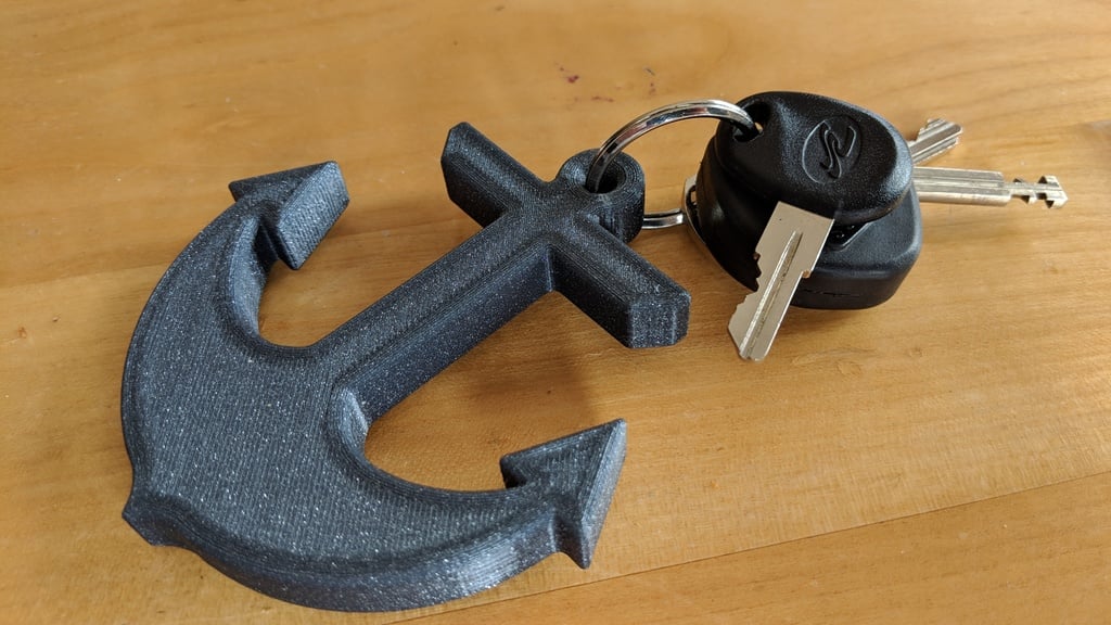 Anchor - nautical key float / buoy