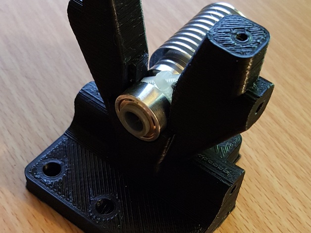 Bowden Conversion - Prusa i3 X Carriage Adapter for Bulldog XL Extruder