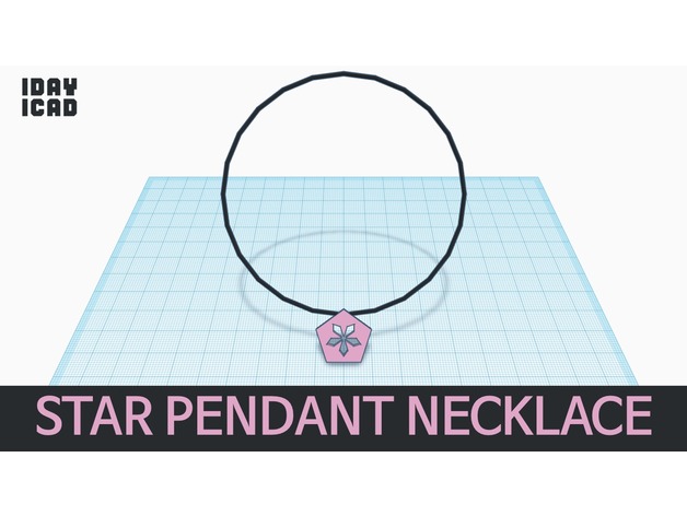 1Day1Cad Star Pendant Necklace